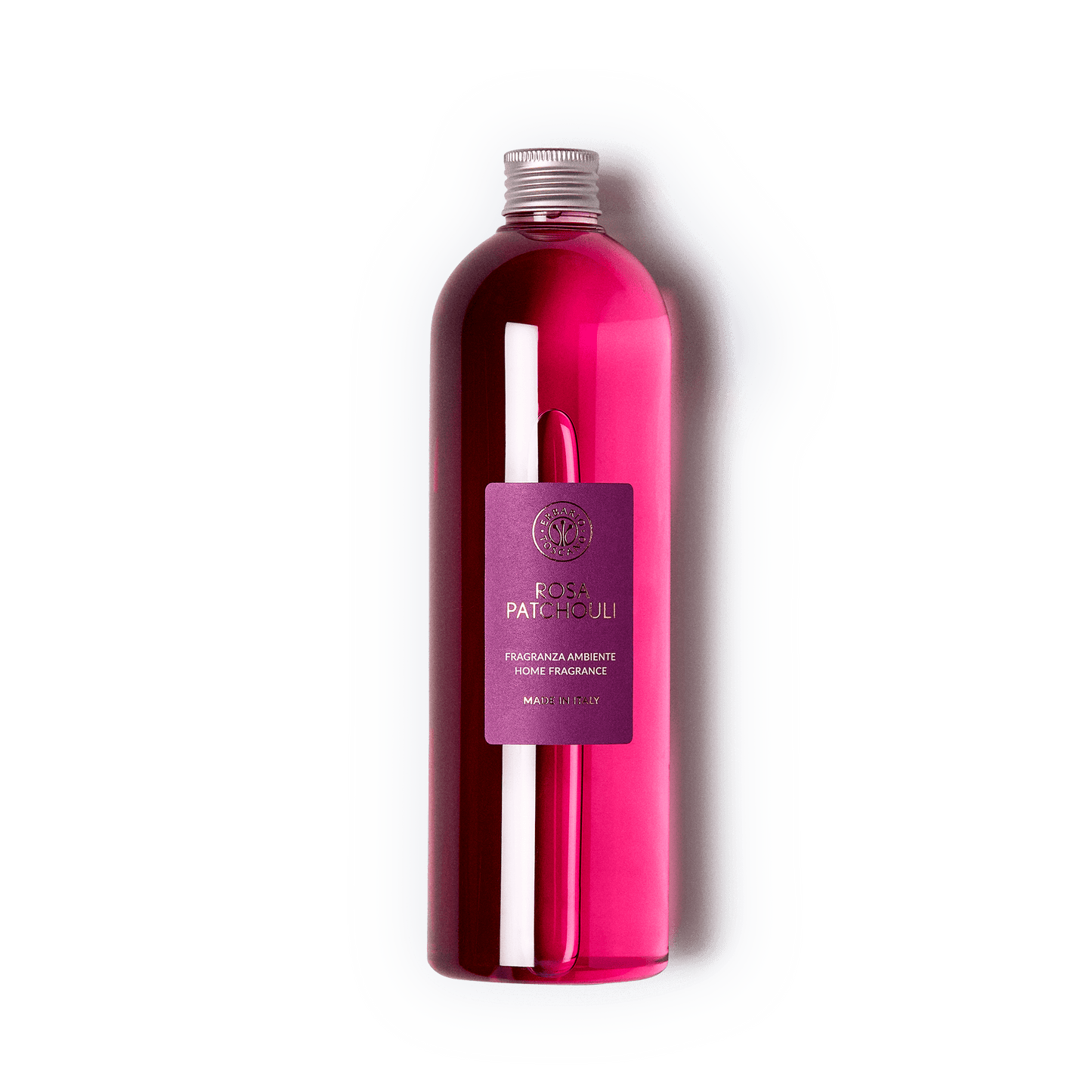 Diffuser Refill 500ml Rosa Patchouli – rose and patchouli fragrance bottle with black label by Gitana Lifestyle