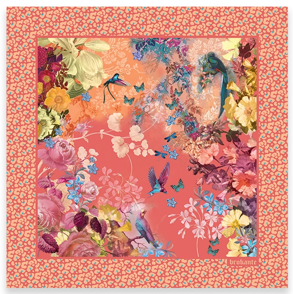 Cashmere Scarf Square 90x90 Rosalia Aurore