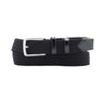 Vela Men's Woven Belt – Black