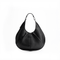Gitana Onda Tote Bag Pebble Calf Nero