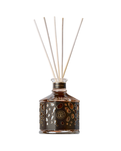 Ambra Oud home fragrance diffuser 250ml by Erbario Toscano – oud and caramel