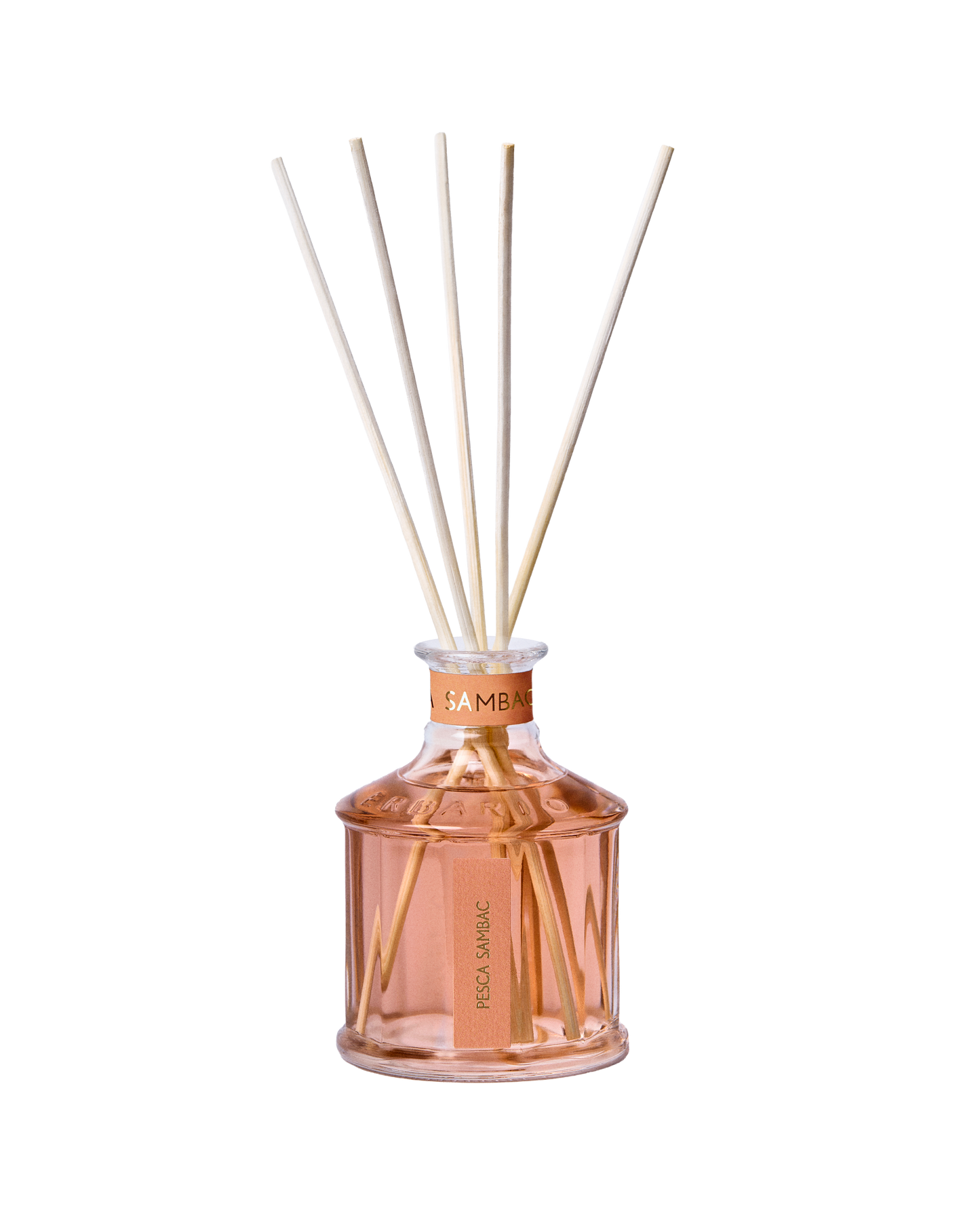 Pesca Sambac home fragrance diffuser 250ml by Erbario Toscano – Tuscan peach and Sambac jasmine
