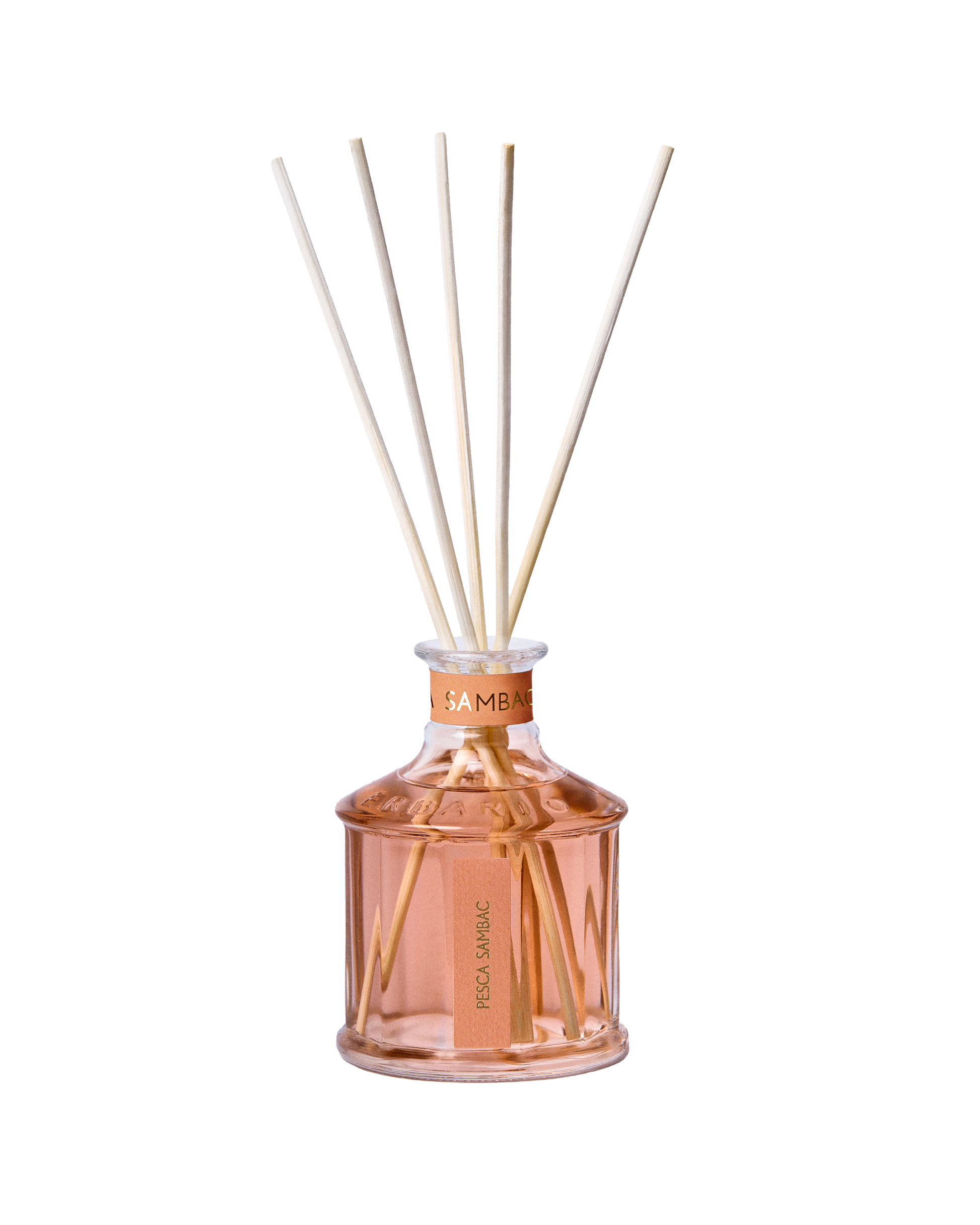 Pesca Sambac home fragrance diffuser 250ml by Erbario Toscano – Tuscan peach and Sambac jasmine