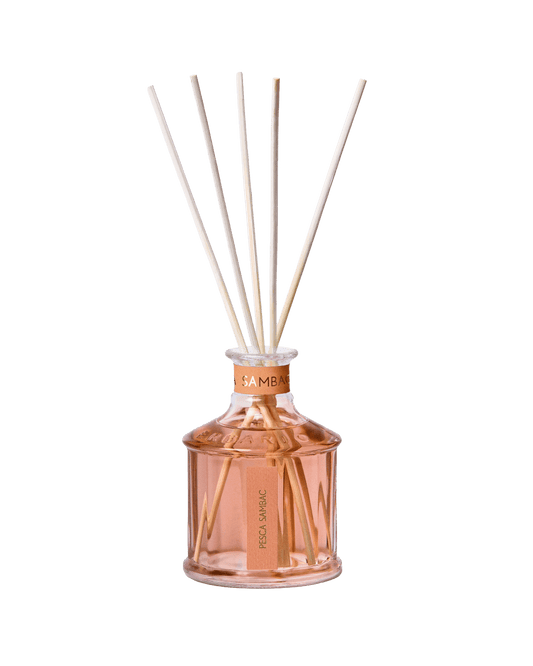 Pesca Sambac home fragrance diffuser 250ml by Erbario Toscano – Tuscan peach and Sambac jasmine