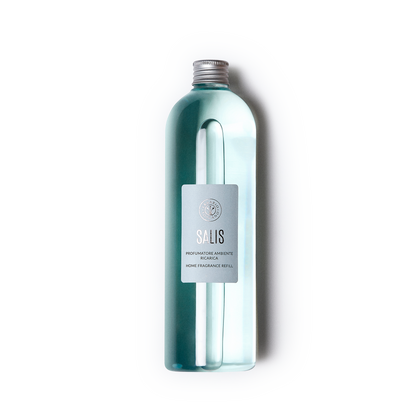 Salis home fragrance diffuser refill 500ml by Erbario Toscano – marine accord and Mediterranean helichrysum