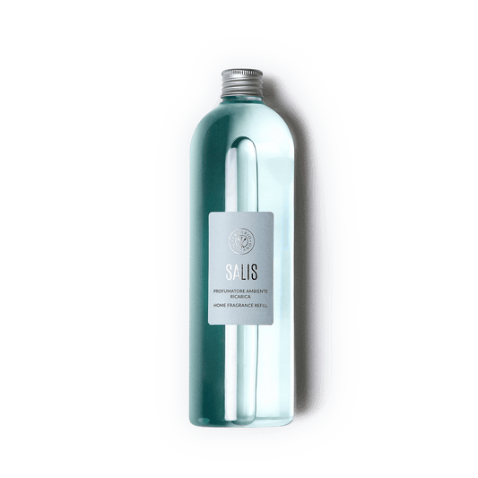 Salis home fragrance diffuser refill 500ml by Erbario Toscano – marine accord and Mediterranean helichrysum