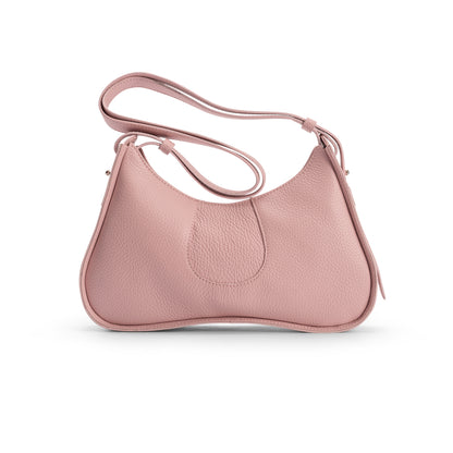 Aria Shoulder Bag - Elegant Petite Silhouette - Back View