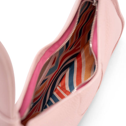 Aria Shoulder Bag - Compact Interior Compartment with Colourful Lining.