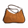 Gitana Aria Schoudertas – Pebble Kalfsleer – Camelia