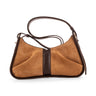 Borsa a Spalla Gitana Isla Camoscio Caramello/Cioccolato