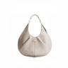 Borsa Tote Gitana Onda in Pelle di Vitello effetto Ghiaia color Driftwood