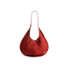 Borsa Tote Gitana Onda Scamosciata Amaranto