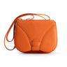 Gitana Yara Umhängetasche, Kalbsleder, Orange