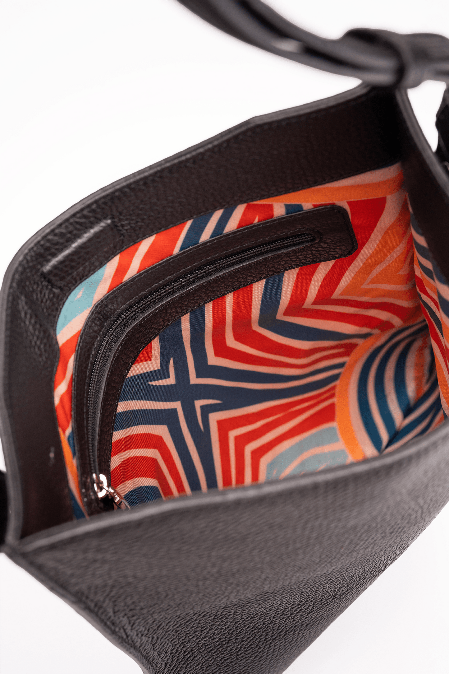 Simona Crossbody Bag Black - Interior Compartment